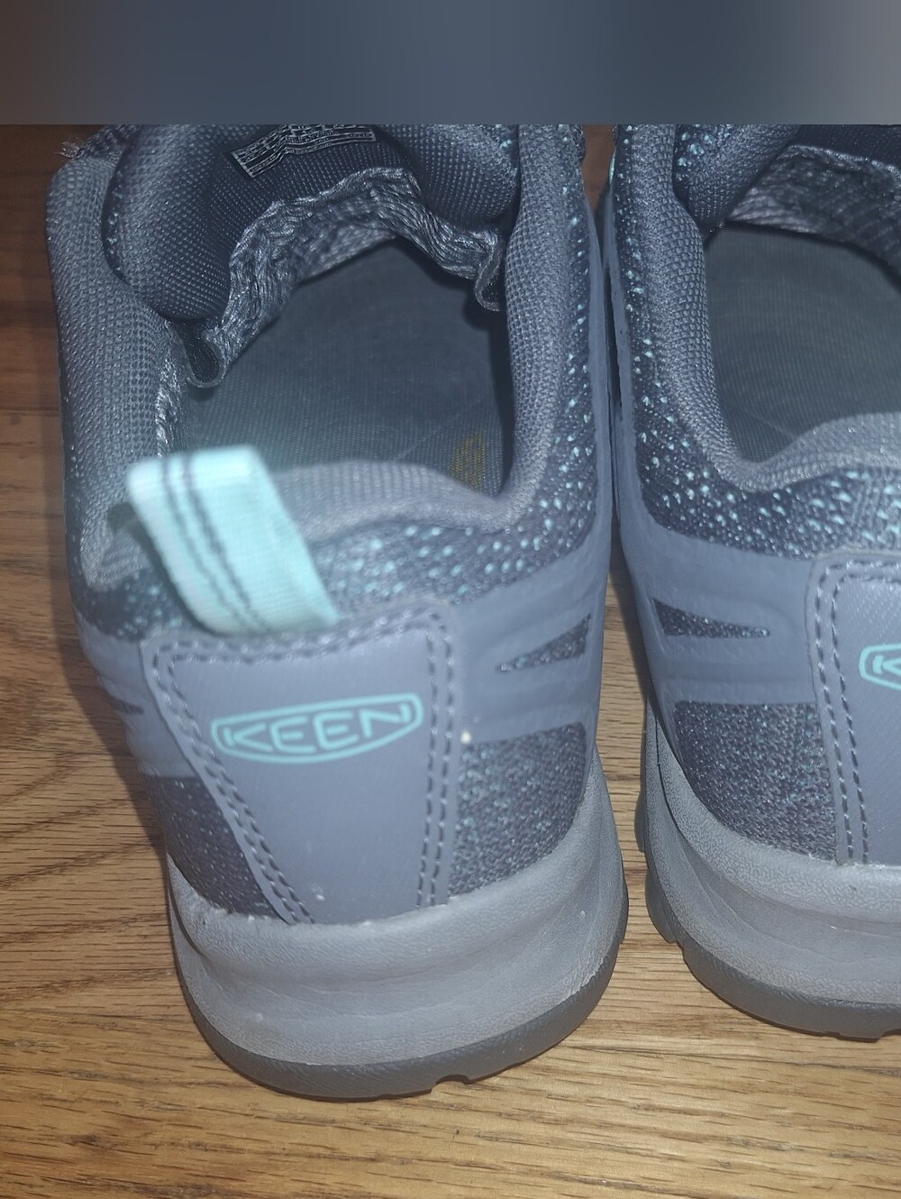 Keen Women's size 7 Teal and Gray Waterproof Terradora Hiking Shoes Konnect Fit - Picture 4 of 11